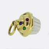 Tiffany & Co. Ruby Sapphire Emerald Cupcake Charm Pendant