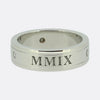Vintage Roman Numeral Diamond Band Ring