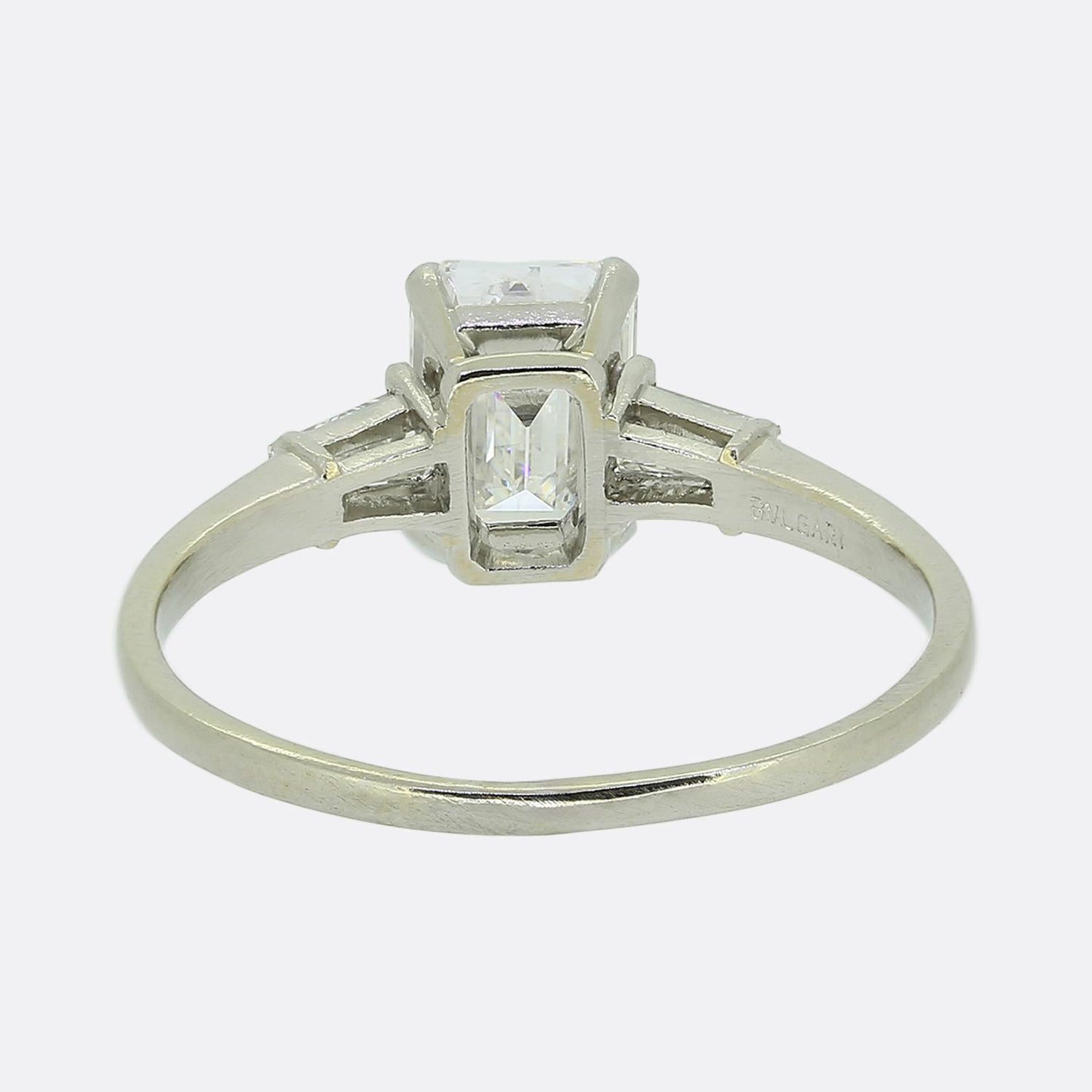 Bvlgari 1.49 Carat Diamond Three-Stone Engagement Ring