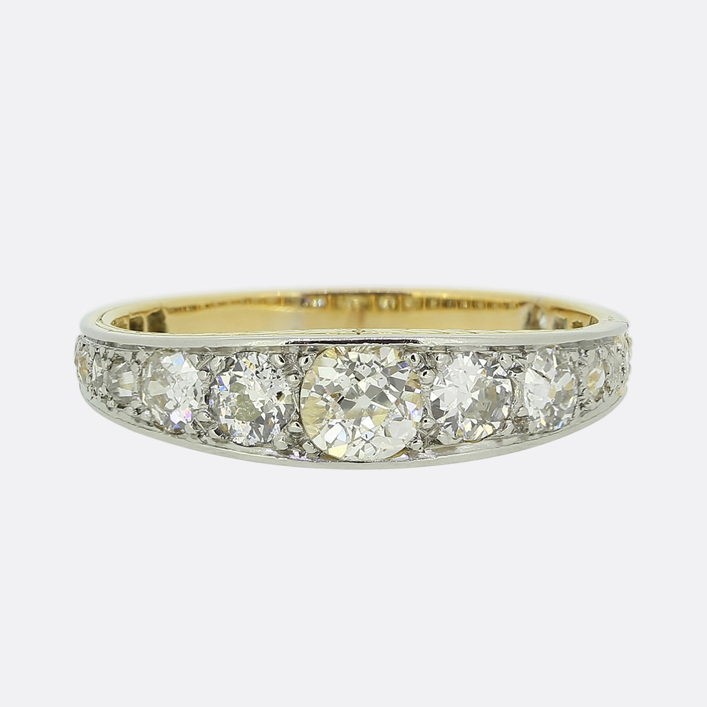 Antique Old Cut Diamond Band Ring