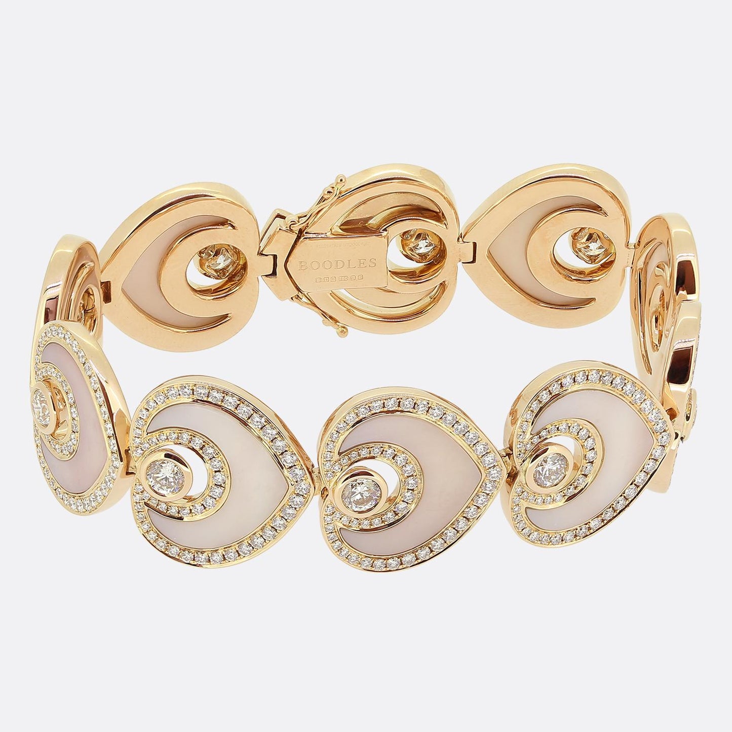 Boodles Sophie Mother of Pearl and Diamond Bracelet