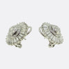 Antique Diamond Cluster Ballerina Earrings