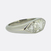 Janesich Art Deco Diamond Three Stone Ring