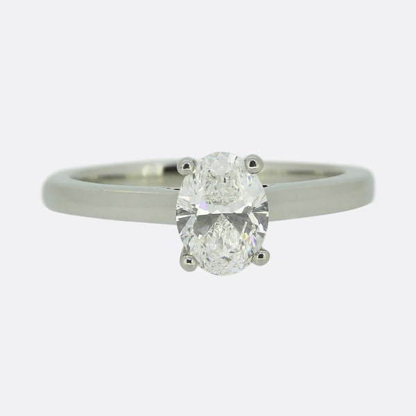 0.80 Carat Diamond Single-Stone Ring