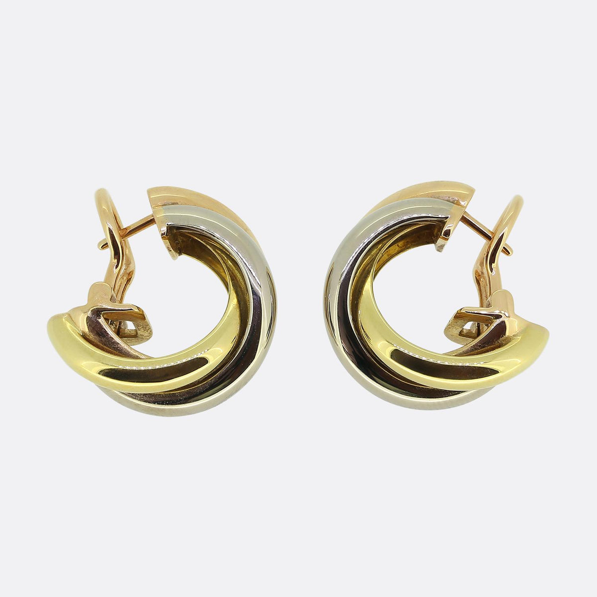 Cartier Tri-Colour Trinity Earrings
