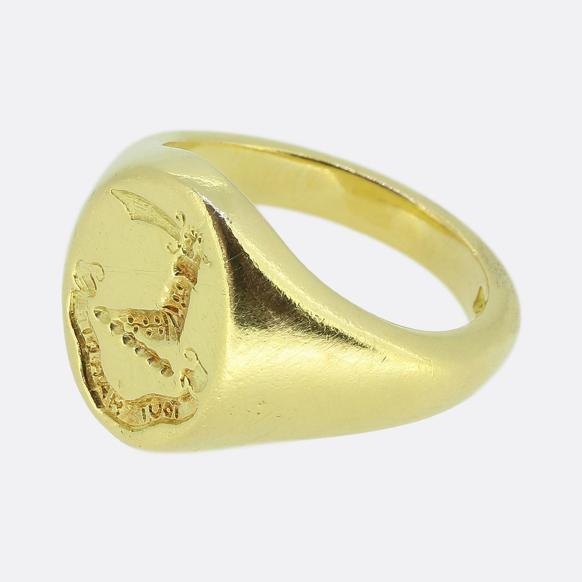 Vintage Charles Green and Sons Intaglio Signet Ring