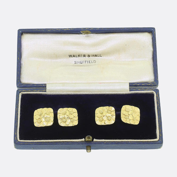 Antique Floral Cufflinks