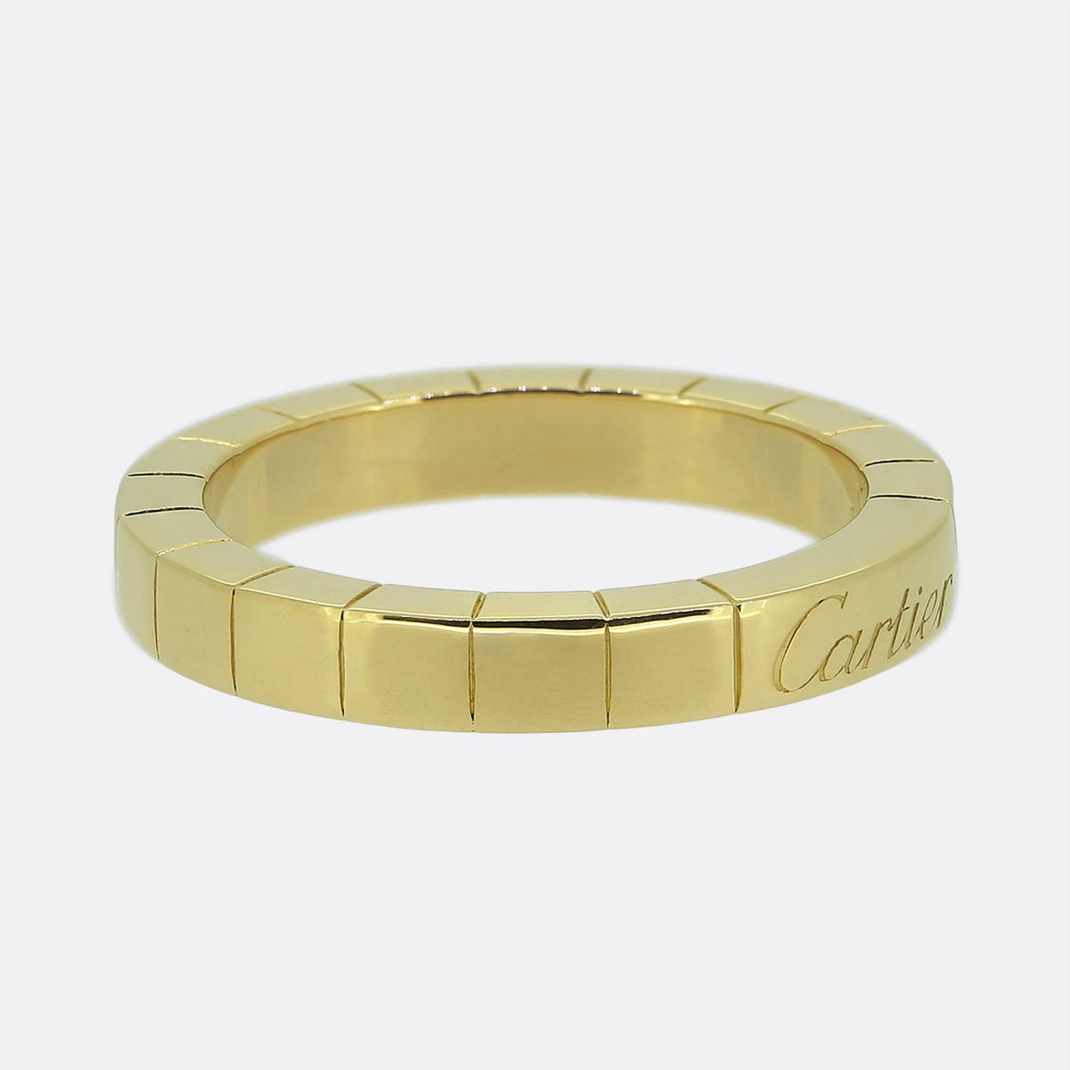 Cartier Lanieres Band Ring Size J (49)
