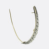 Victorian 7.50 Carat Old Cut Diamond Crescent Brooch