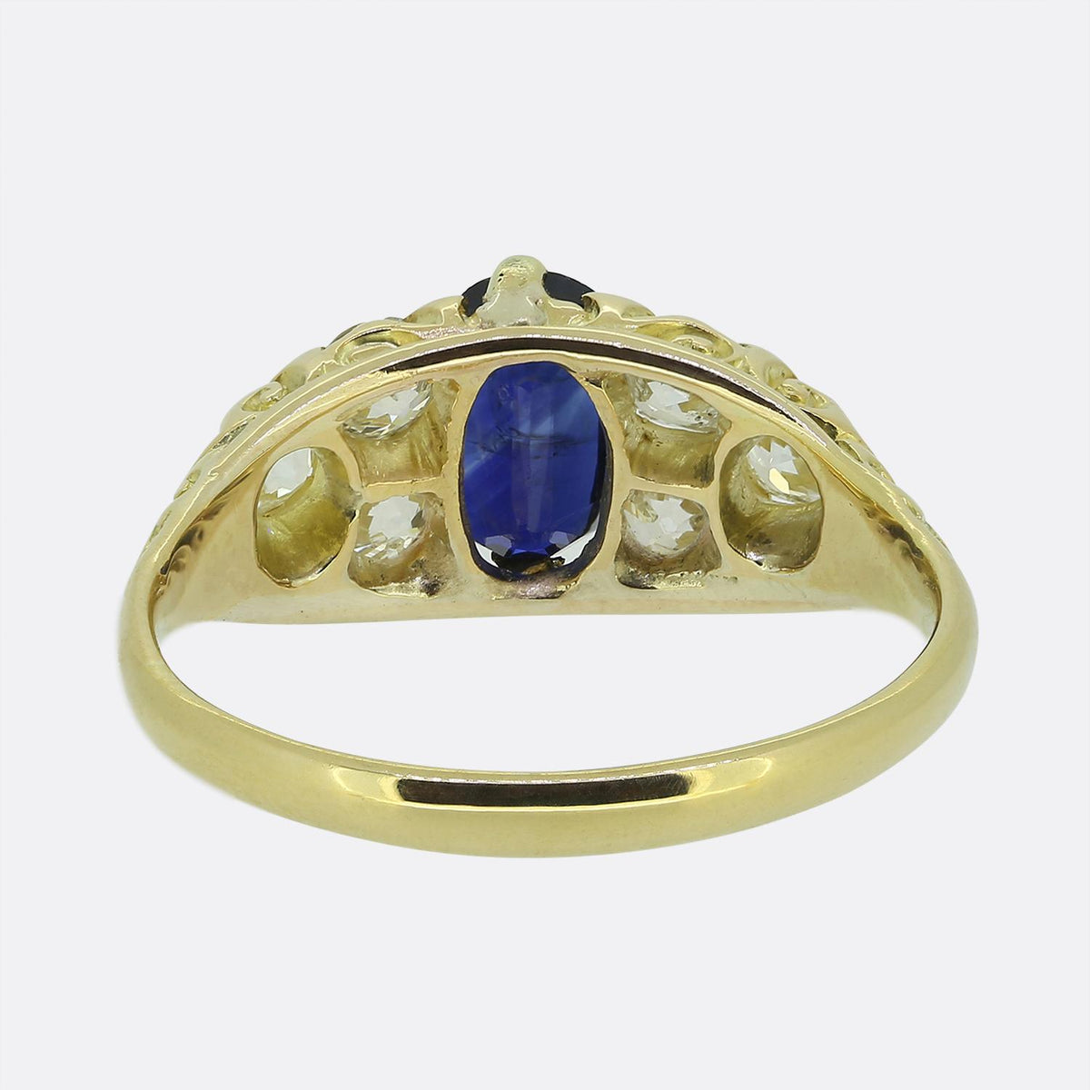 Victorian Sapphire and Diamond Ring