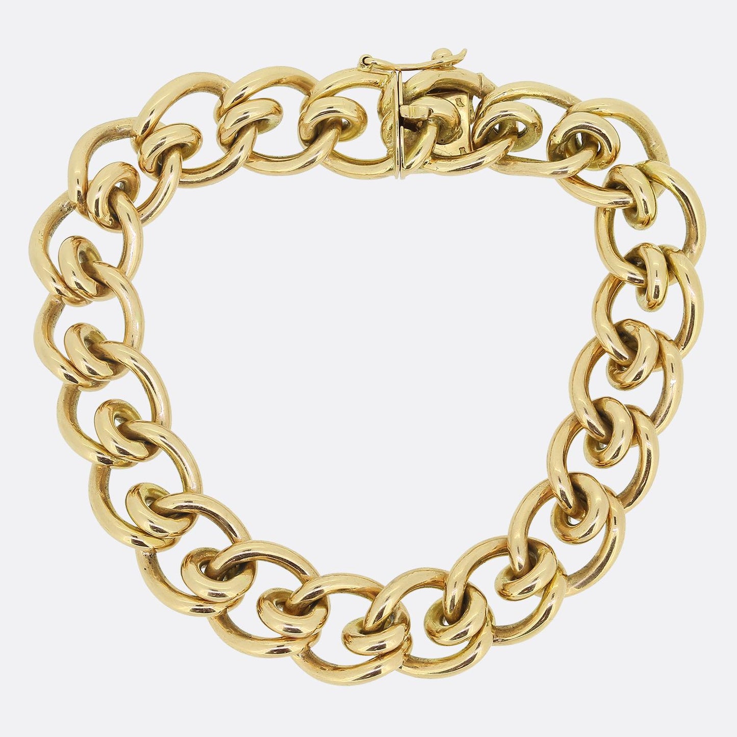 Antique French Curb Chain Bracelet