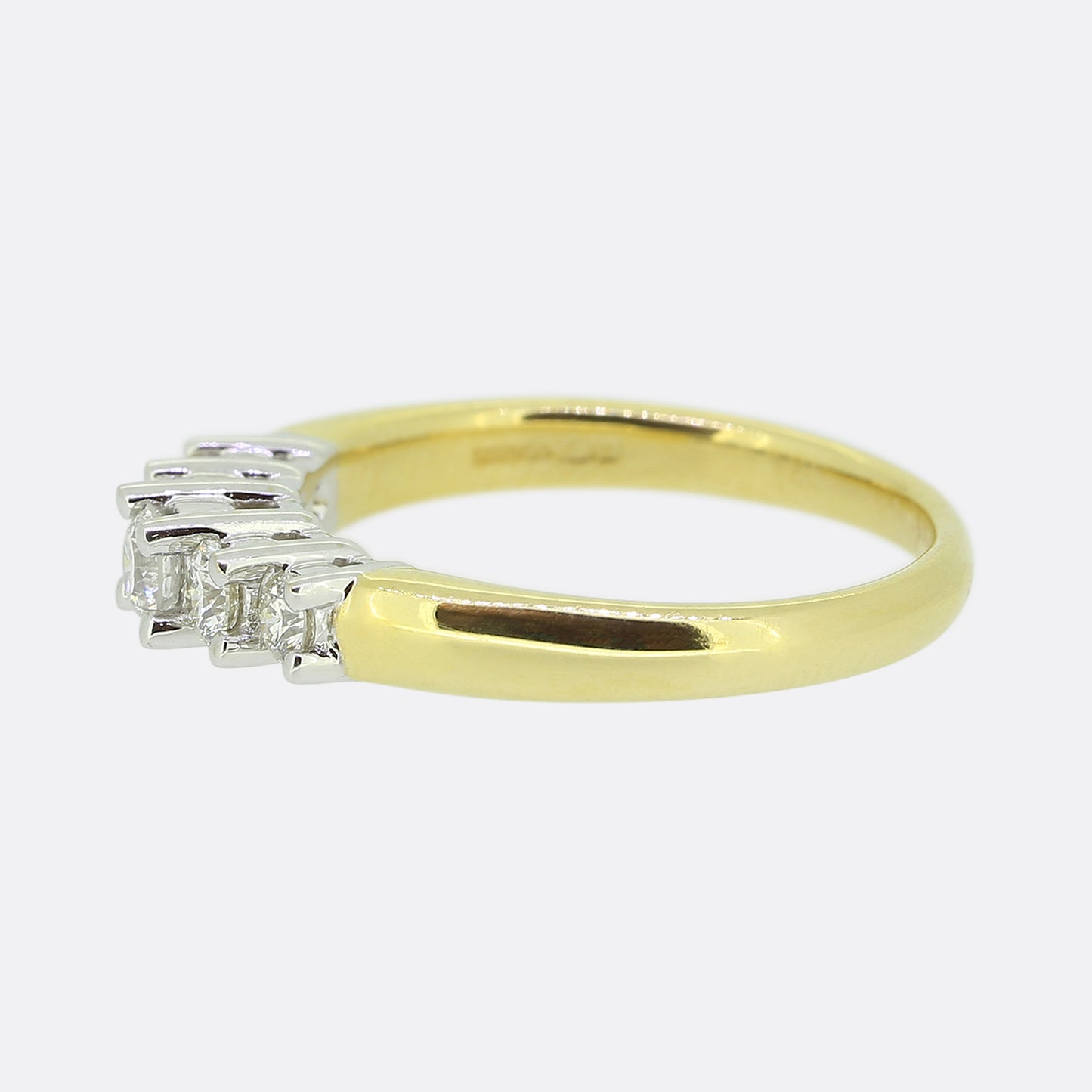 0.49 Carat Five-Stone Diamond Ring