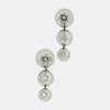 Cartier Perle de Diamants Drop Earrings