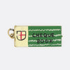 Vintage Enamel Cheque Book Charm