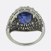 Art Deco Sapphire and Diamond Filigree Ring