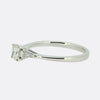 0.35 Carat Princess Cut Diamond Solitaire Ring