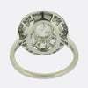 Art Deco Old Cut Diamond Cluster Ring