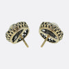 Victorian Pearl and Diamond Cluster Earrings
