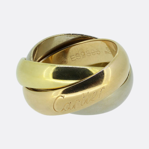 Cartier Large Model Trinity Ring Size H (46)