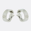 Cartier Two Diamond Classic Model LOVE Hoop Earrings