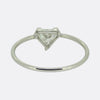 0.60 Carat Shield-Cut Diamond Solitaire Ring