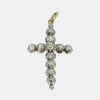Victorian 1.50 Carat Diamond Cross Pendant