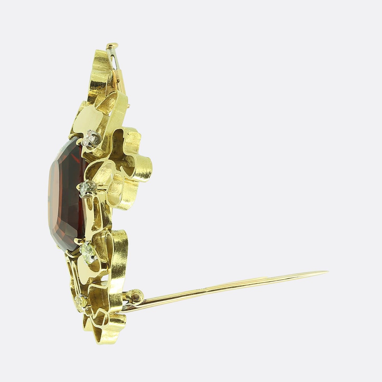 Blythe and Beck Coloured Diamond Brooch