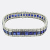 Cartier Art Deco Sapphire and Diamond Bracelet