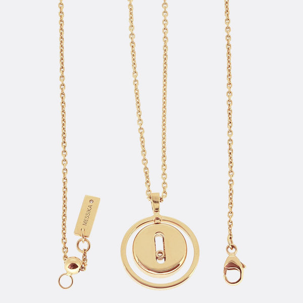 Messika Small Model Lucky Move Onyx and Diamond Necklace