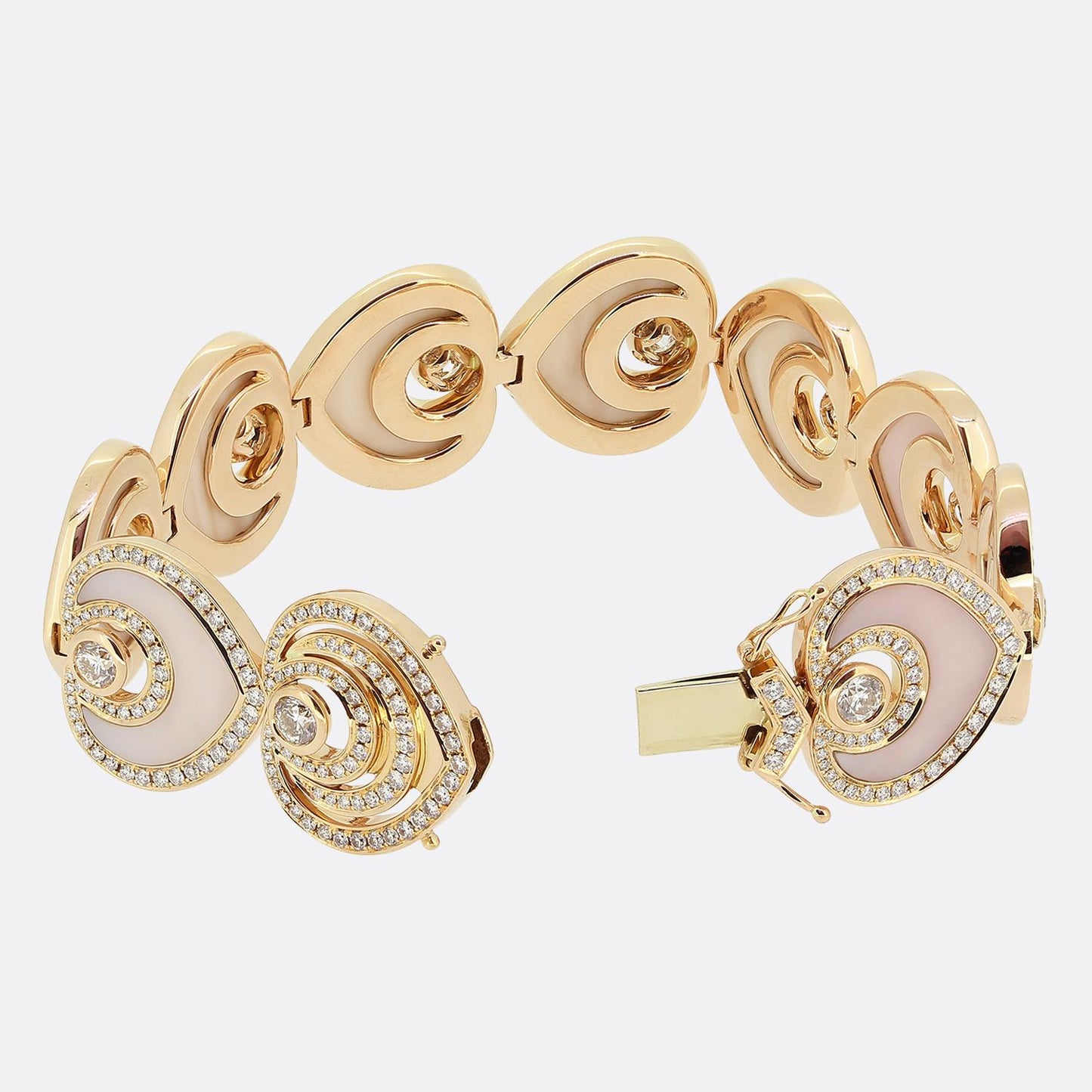 Boodles Sophie Mother of Pearl and Diamond Bracelet