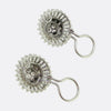 Antique Diamond Cluster Ballerina Earrings
