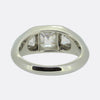 Janesich Art Deco Diamond Three Stone Ring