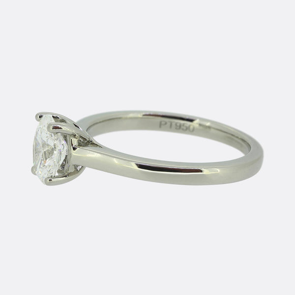 0.80 Carat Diamond Single-Stone Ring
