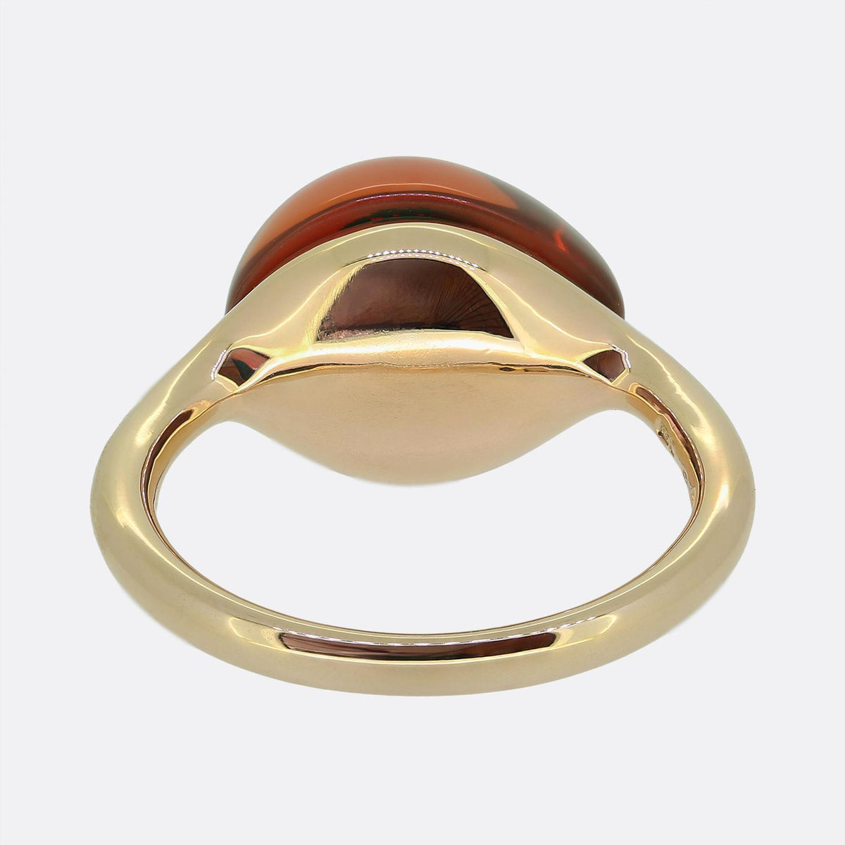 Pomellato Rouge Passion Cabochon Orange Ring