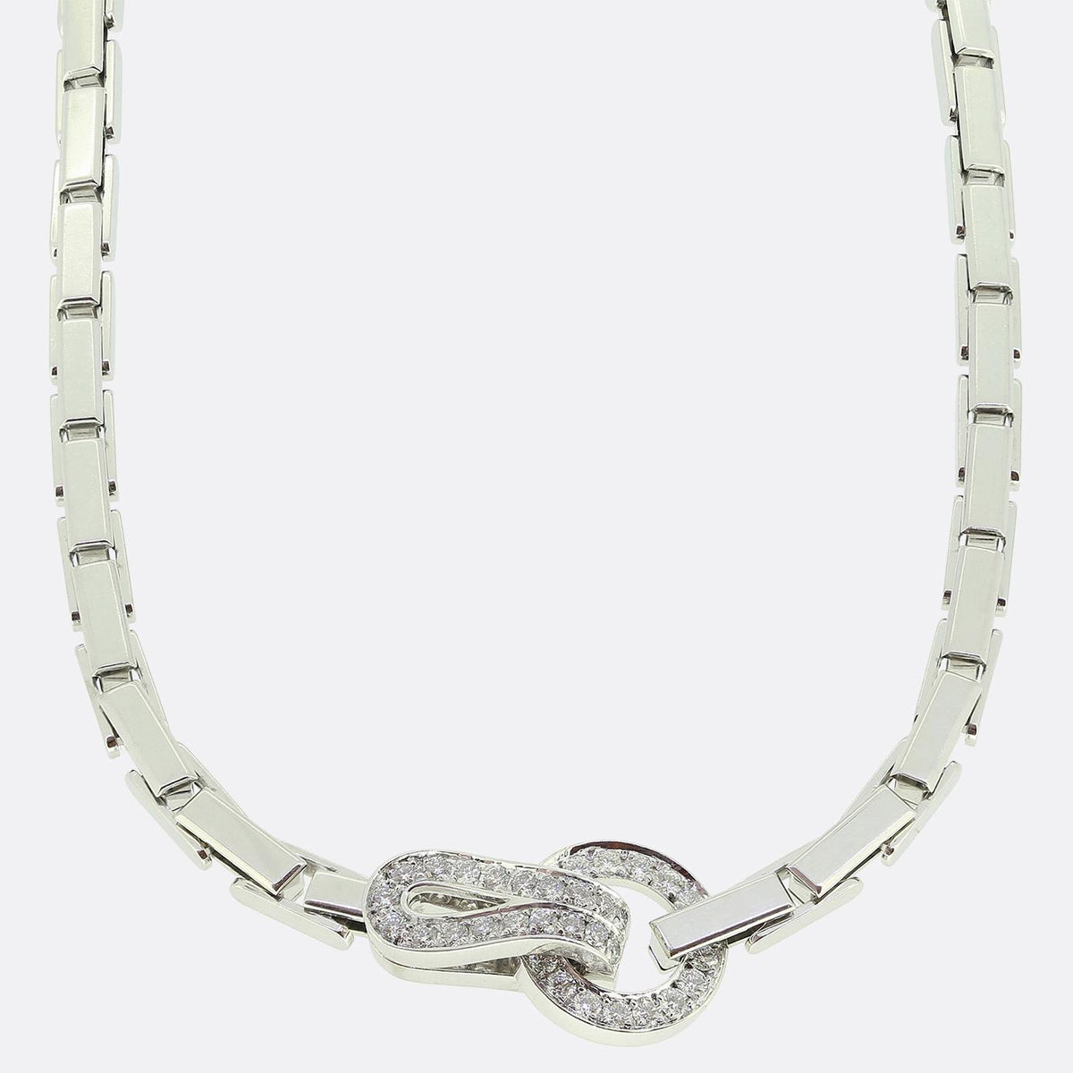 Cartier Agrafe Diamond Necklace