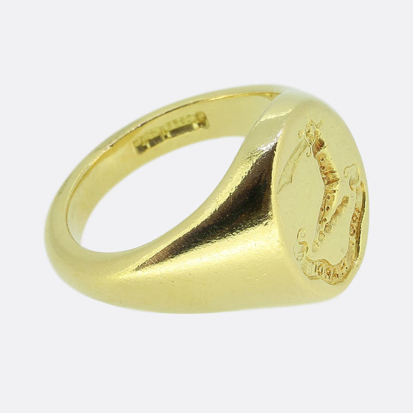 Vintage Charles Green and Sons Intaglio Signet Ring