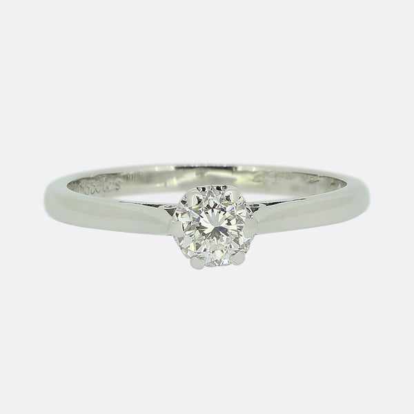 Boodles 0.41 Carat Diamond Solitaire Engagement Ring