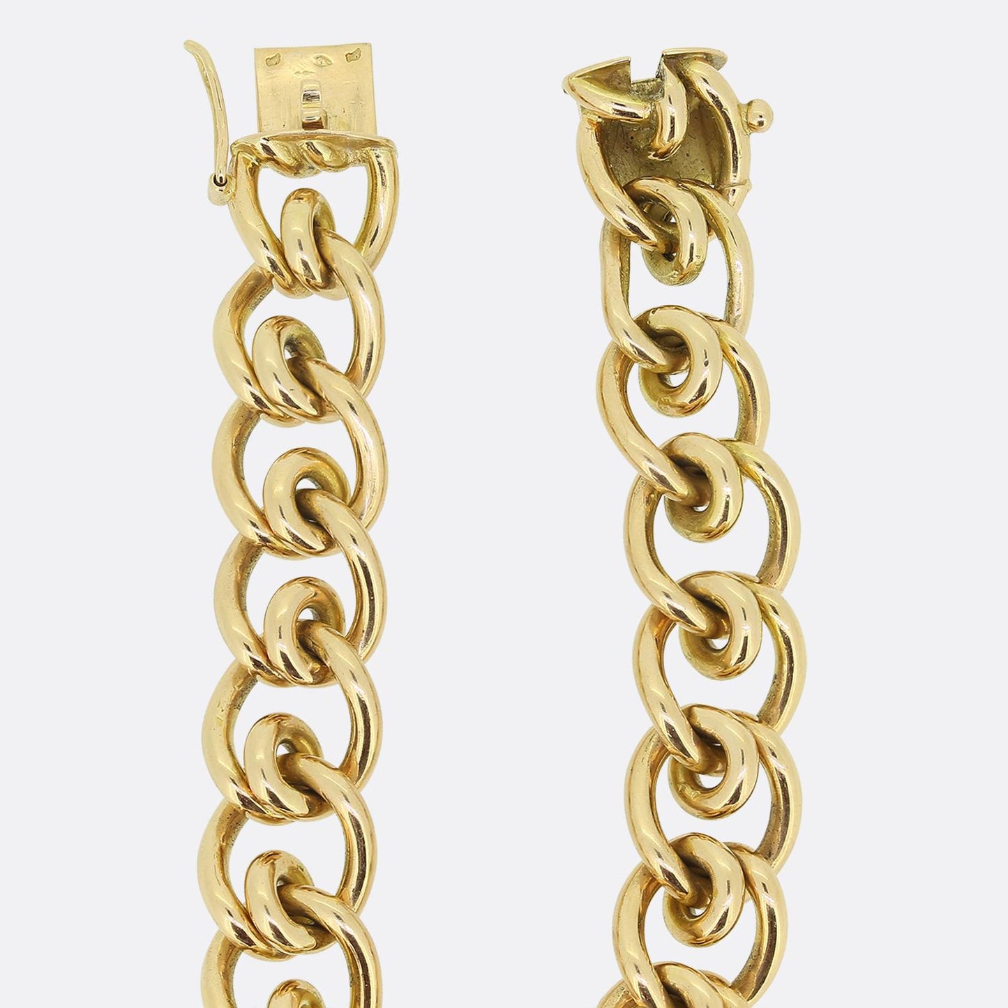 Antique French Curb Chain Bracelet