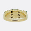 Antique Emerald and Diamond Three Stone Ring