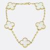 Van Cleef & Arpels Vintage Alhambra Five Motif Mother of Pearl Bracelet