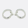 Cartier Two Diamond Classic Model LOVE Hoop Earrings