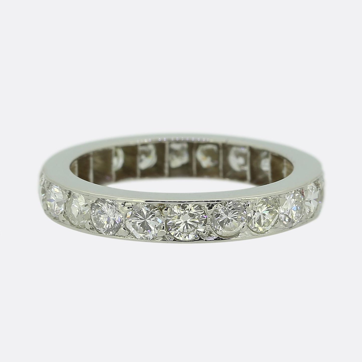 Vintage Diamond Full Eternity Ring Size K (50)