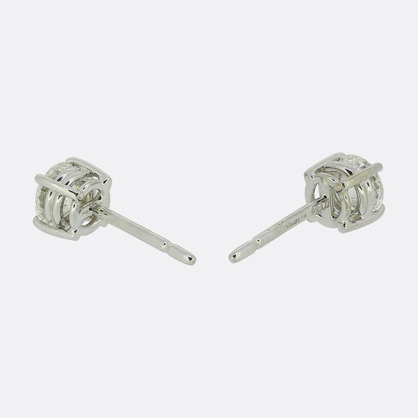 0.80 Carat Diamond Stud Earrings
