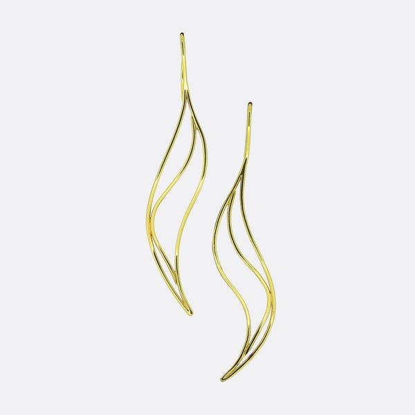 Tiffany & Co Elsa Peretti Wave Earrings