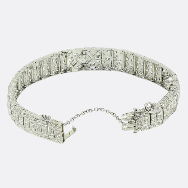 Art Deco Diamond Bracelet