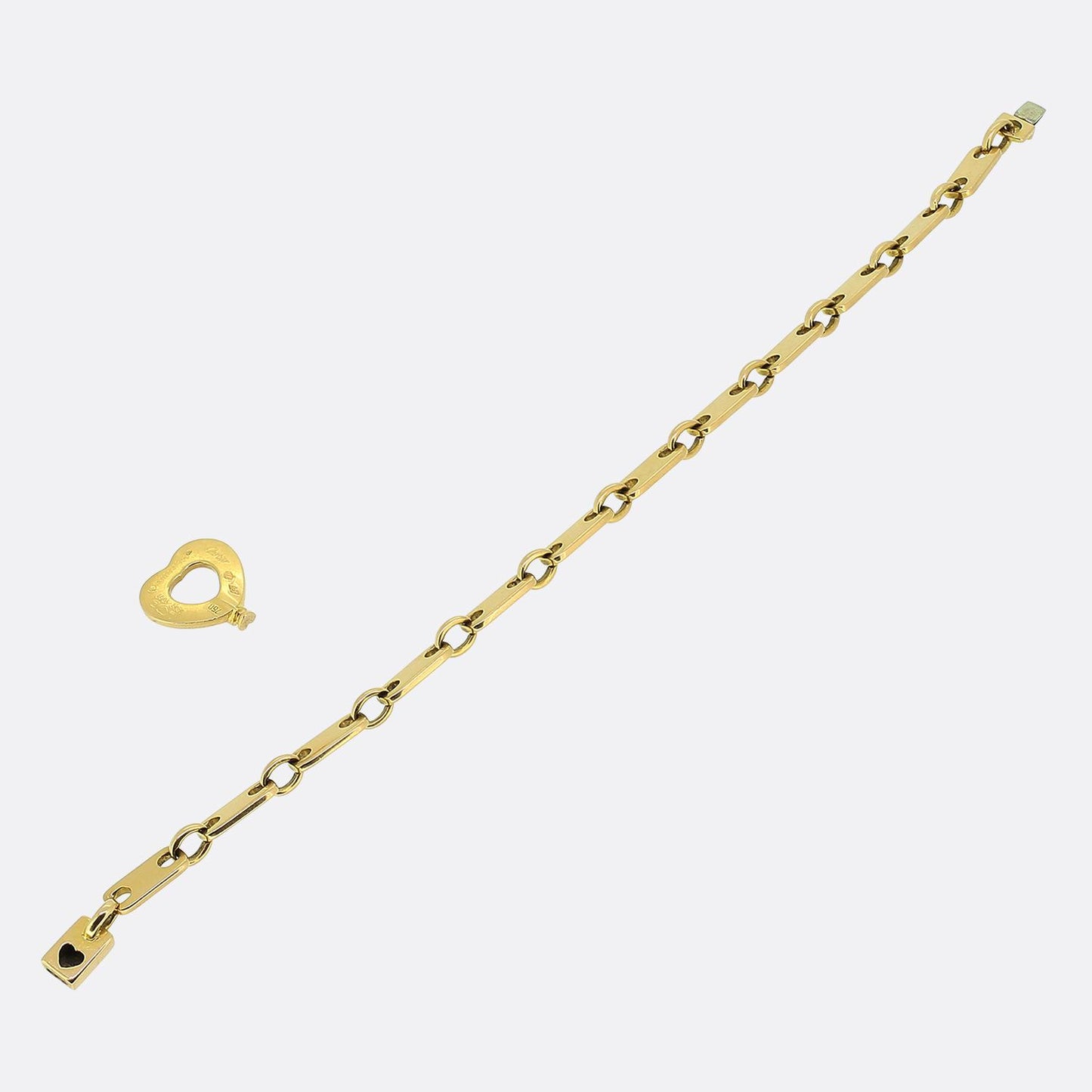 Cartier Fidelity Heart Key Bracelet