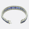 Cartier Art Deco Sapphire and Diamond Bracelet