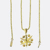 Victorian Natural Pearl Star Pendant Necklace