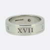 Vintage Roman Numeral Diamond Band Ring