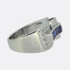 Cartier Retro Sapphire and Diamond Ring